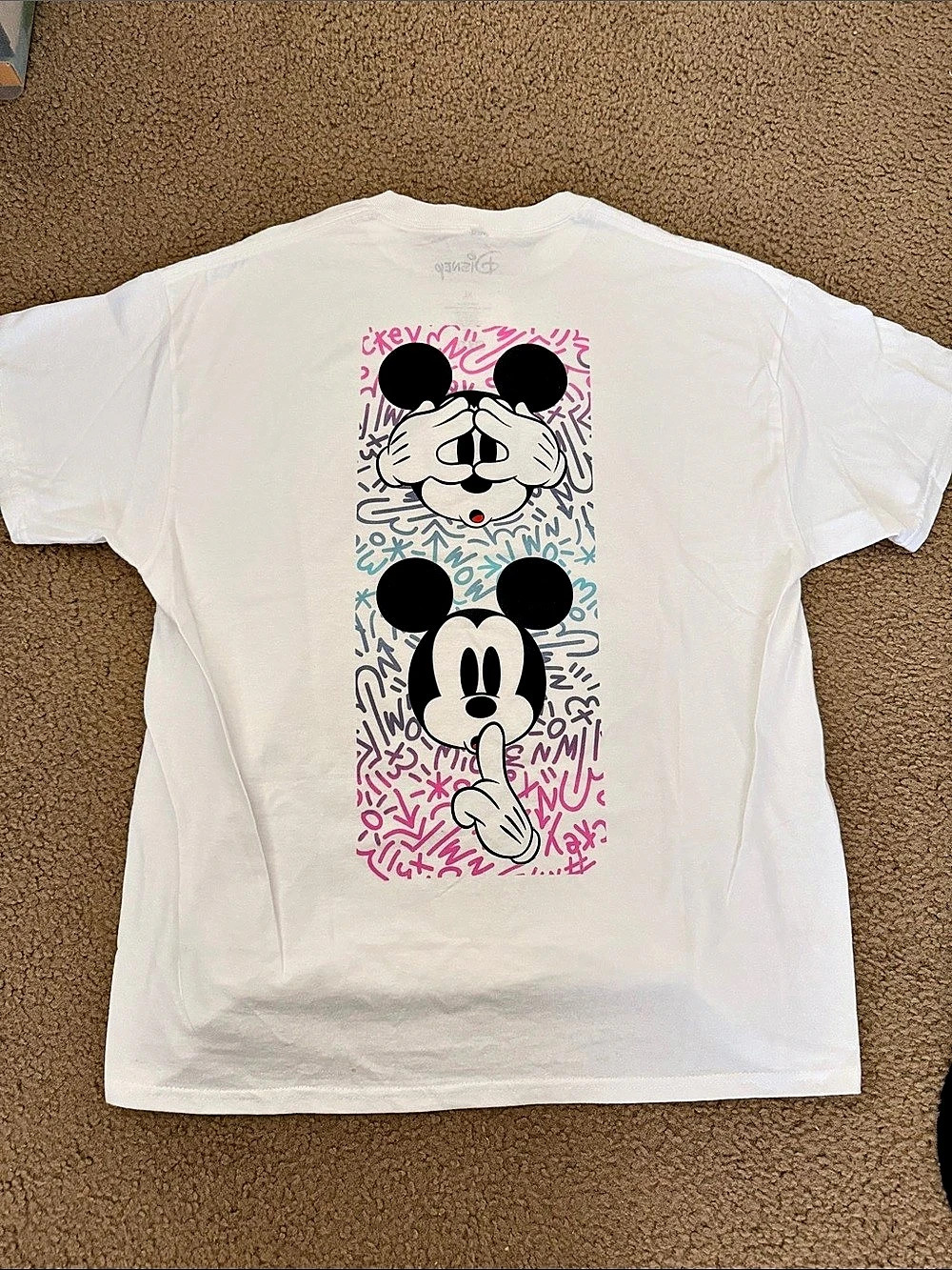 Disney Mickey Mouse graphic tee Graphic Tee White XL